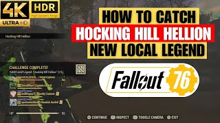 How to Catch Hocking Hill Hellion - Fallout 76 Local Legend Fishing