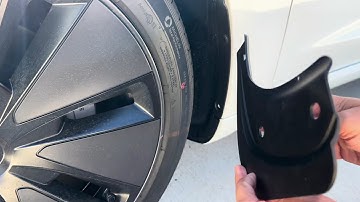 Tesla Model 3 Highland - Mud Flaps Install