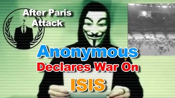 Anonymous declares war on IS , Biggest operation ever || News video 2015