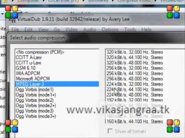 how to compress a video file with virtualdub how to compress a video file with virtualdub