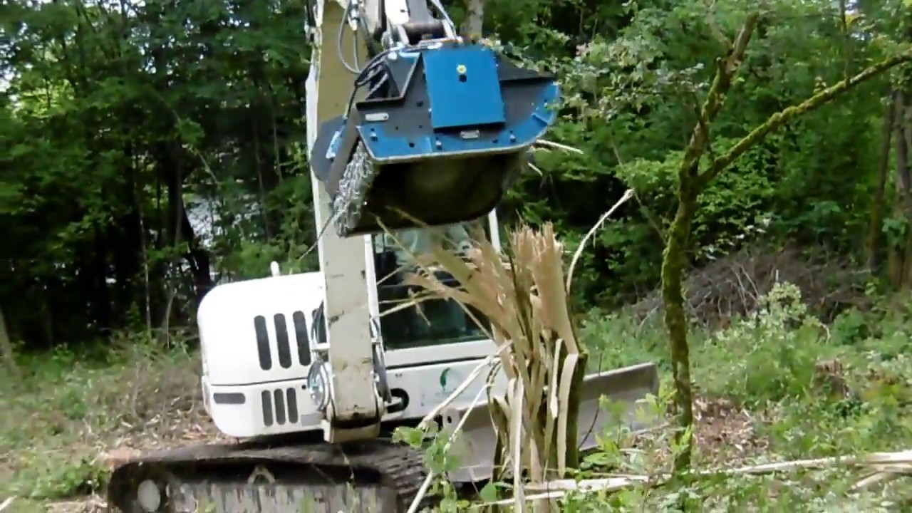 Tocator forestier OSMA TFXL-Q 100 pentru excavatoare