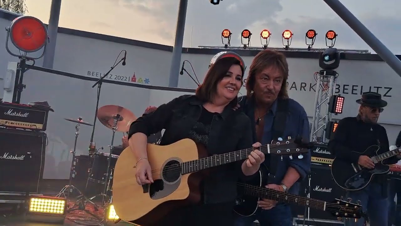 Stumblin' In 💕😍😊 - Chris Norman( with Rachel Parga), Beelitz, Germany,  July 4, 2023 live 