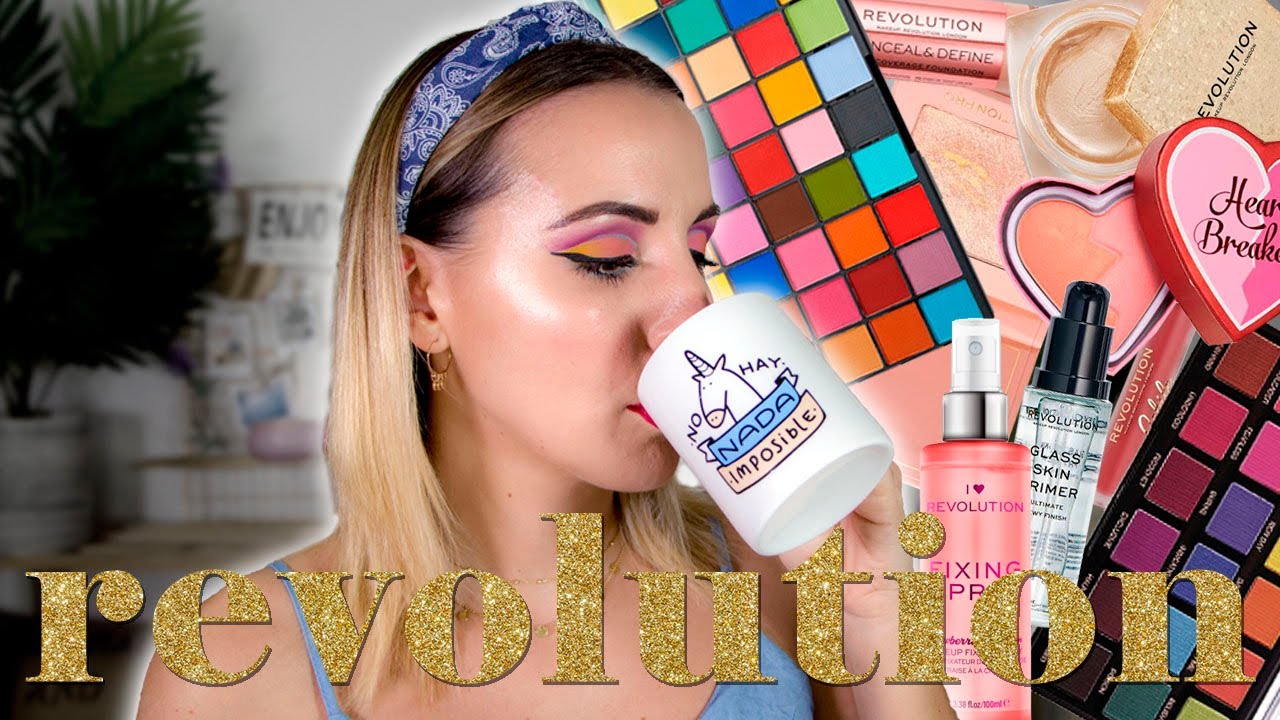 Maquillaje completo low cost de una sola marca - Papagayo Style con productos de Revolution