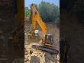 Big stone in JCB bucket😱😱 #jcbmachine #videos #excavator #heavymachinery #caterpillar #shortsvideo