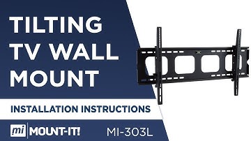 Tilting TV Wall Mount Bracket | Assembly (MI-303L)
