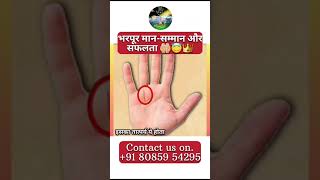 Palmistry Lines that gives fame,mon...