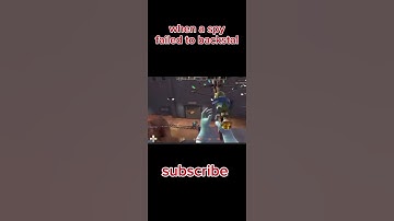 When a spy fails a backstab
