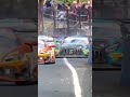 End of the race for BOTH drivers! 😬