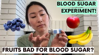 Blood Sugar Experiment - Fruits Bad for Blood Sugar?