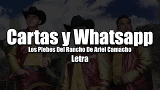 Cartas y Whatsapp - Los plebes del Rancho - Letra screenshot 3