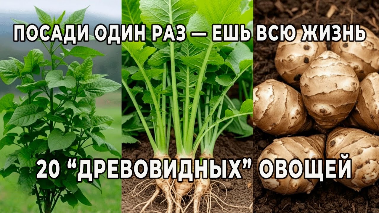 Эти 20 Овощей Растут Как Фруктовые Деревья — Посадил Однажды, А Ешь Всегда