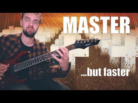 Metallica - Master Of Puppets Solo FASTER (125% speed)