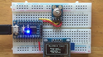 Control MLX90614 via STM8S103F