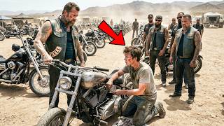 Runaway Mechanic Fixes $2.5 Million Hell's Angels Harley - 700 Bikers Couldn't Believe Their Eyes