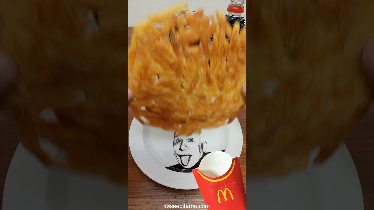 Cooking McDonald's French Fries Rice Crackers #asmr #japan