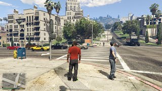 Grand Theft Auto V Walking Gameplay