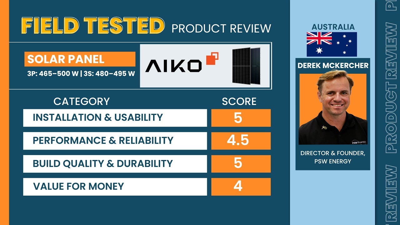 Field Tested | Product Review: AIKO 3P And 3S Solar Panels - YouTube