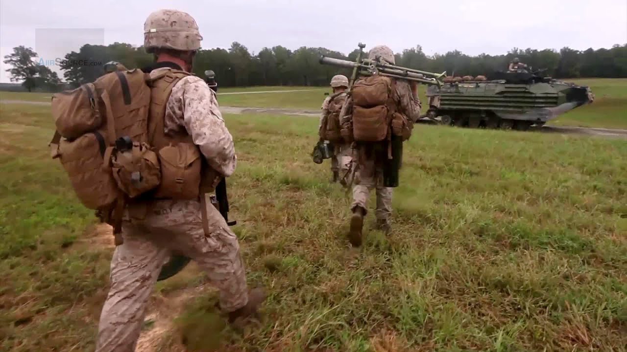 US Marines: Mortars, Machine Guns Live Fire