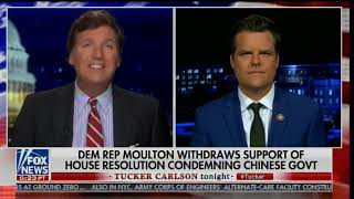 Democrat Rep. Seth Moulton Refuses to Condemn China -- Bashes Trump Instead