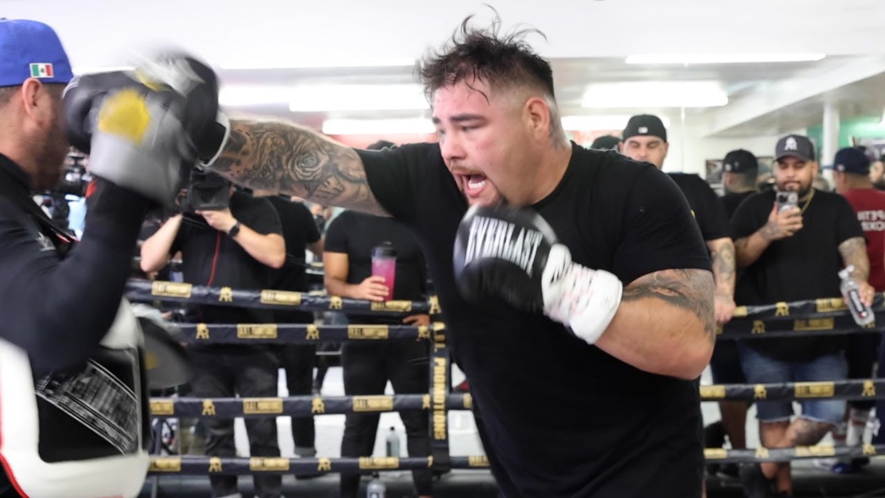 ANDY RUIZ JR'S FULL MEDIA WORKOUT AHEAD OF LUIS ORTIZ FIGHT