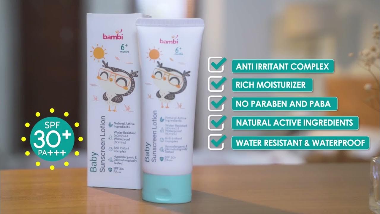 Lindungi Kulit Si Kecil dari Paparan Sinar Matahari dengan Bambi Baby
