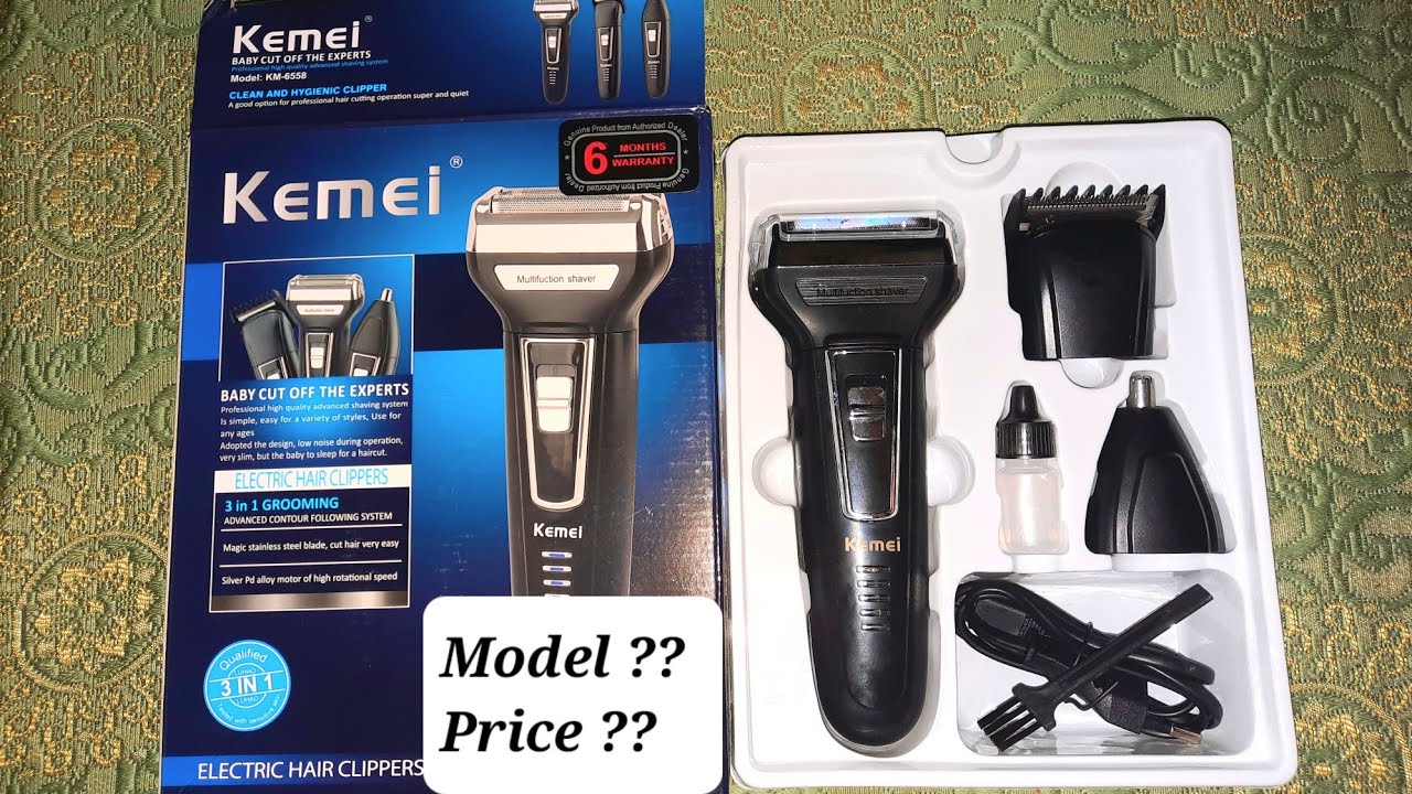 Kemei 3 in 1 Hair Clipper & Shaver Review mak'z YouTube