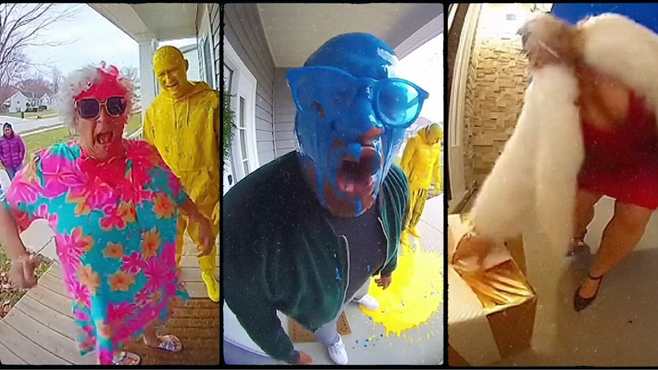 Это была всего лишь посылка… А потом случилось вот это (заснято на камеру Ring).