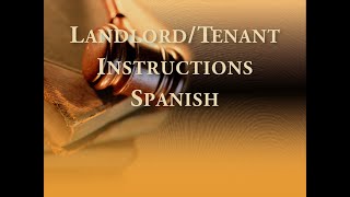 Instrucciones para Propietarios/Inquilinos – español