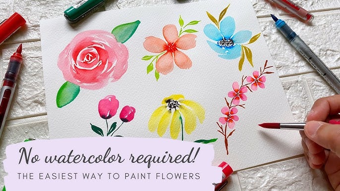 Floral Illustration Tutorial: POSCA Marker Techniques for Beginners ✦  Favorite Paper & Drawing Tips! 