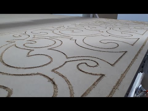 რუტერზე დეკორატიული პანელის ჭრა