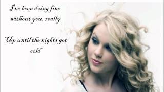 christmases when you were mine- Taylor swift