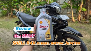 A brief review of SHELL R4X 15w-40 diesel oil for motorcycles