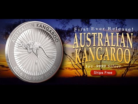 First Year Of Issue! 2016 P Australian Kangaroo 1oz .9999 Silver BU