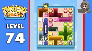 Drop The Cat level 74 solution 