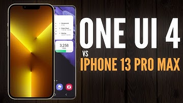 One UI 4 Vs iPhone 13 Pro | One Ui 4 VS iOS 15 - Animations Comparison! and Speed Test