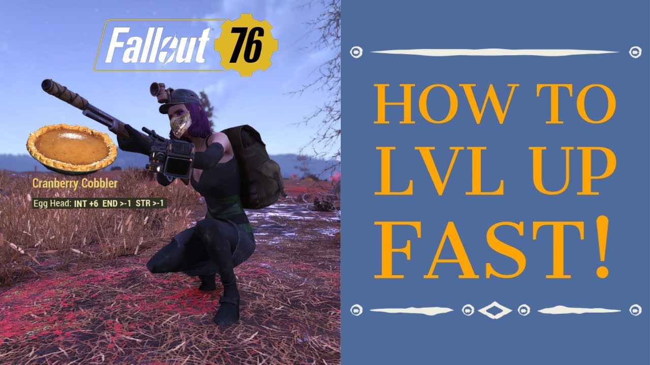 Fallout 76: How to Level Up Fast, NOT how to craft cranberry relish ;p