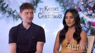 Vanessa Hudgens \& Josh Whitehouse | The Knight Before Christmas | Press Junket