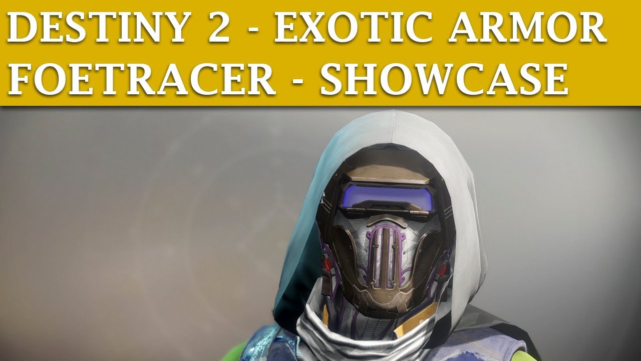 Destiny 2 Exotic Armor Foetracer (Hunter Exotic Helmet) YouTube
