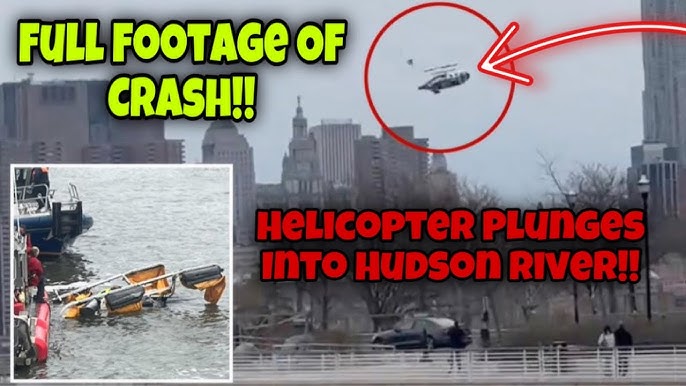Helicopter CRASHES Into Hudson River With CHILDREN Onboard SHOCKING Footage !!! - YouTube