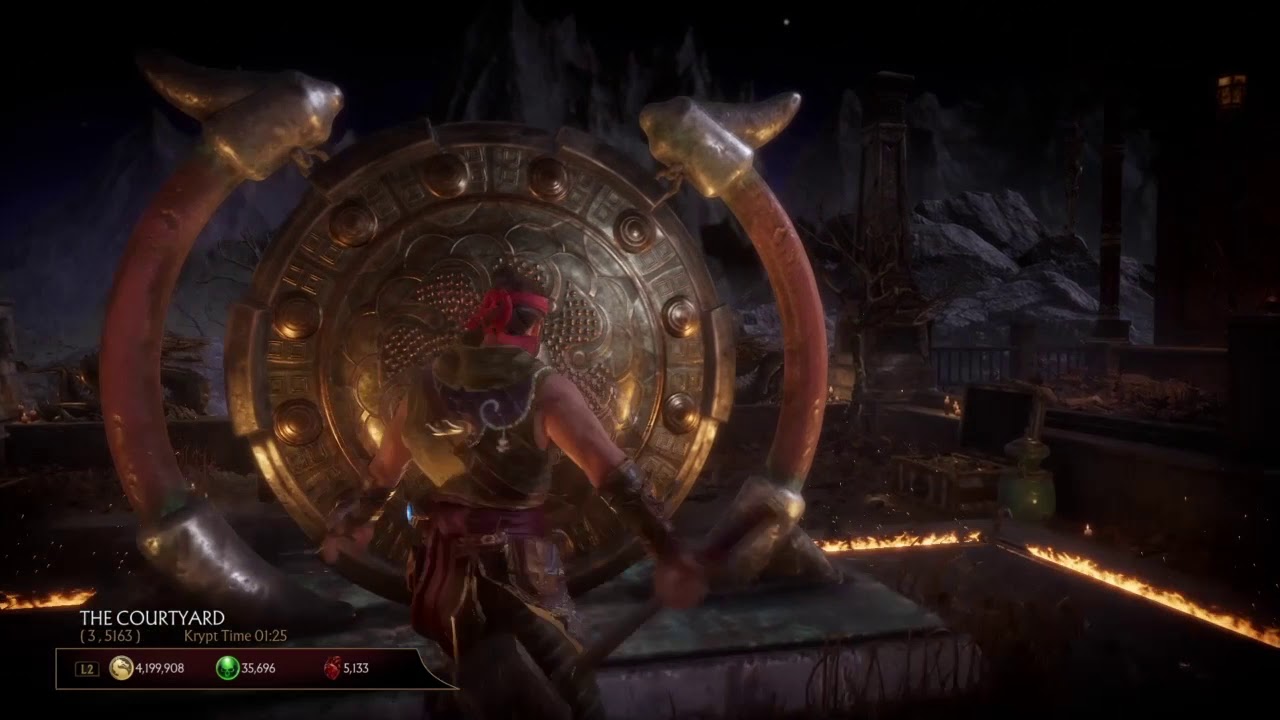 MK11: How to release reptile in the krypt. - YouTube