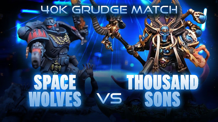 NEW Codex Clash!  Space Wolves vs Thousand Sons Competitive Battle Report