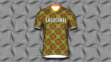 How to Design Pattern to Create Full Printed T-Shirt/Jersey Design in CorelDraw 2021