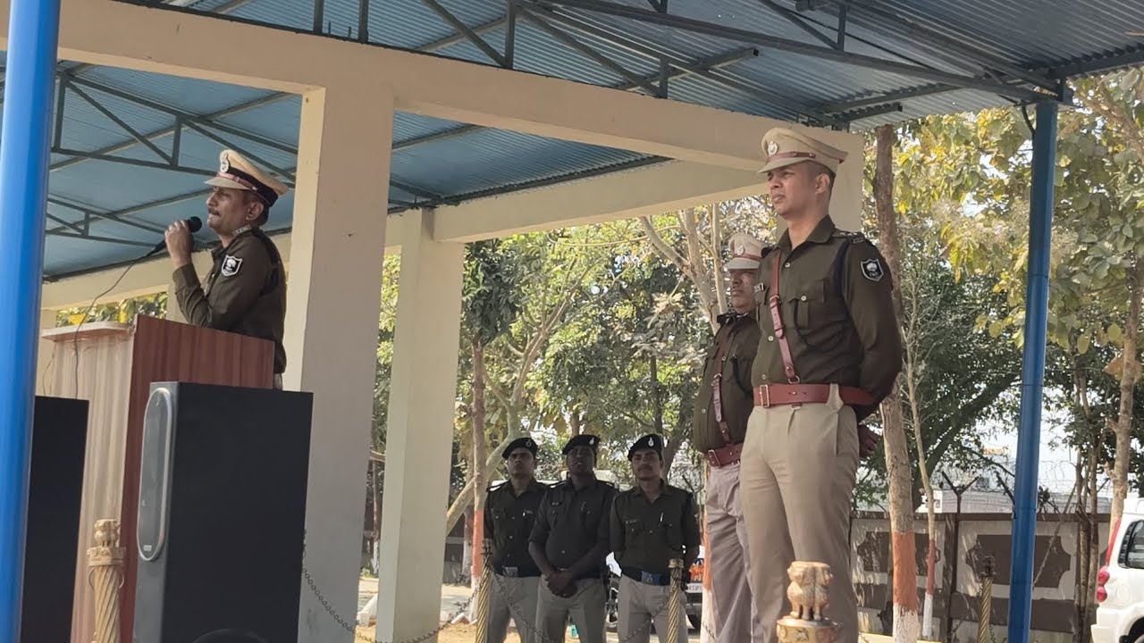 DIG SIR & SP SIR INSPECTION परेड #लखीसराय #policeline #spawdeshdixit #biharpolice #inspection 