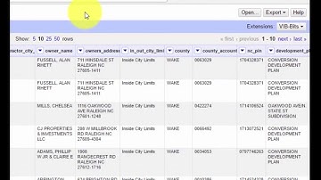 Open Refine:  facet and cluster