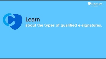 E-signature - learn about the types of qualified e-signatures.
