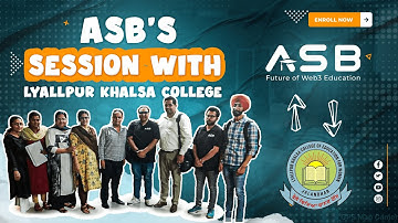 Antier School of Blocktech (ASB) X Lyallpur Khalsa College, Jalandhar | #blockchaineducation #asb