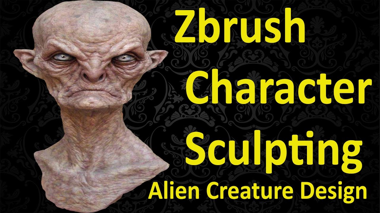 Zbrush Character Sculpting Tutorial | Alien Art Design