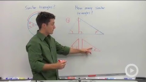 Similar Triangles in Circles and Right Triangles
