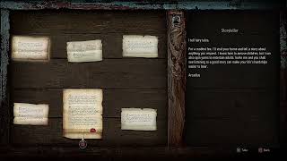NOTICES: Storyteller (Witcher 3 In-Game Lore Read Aloud)