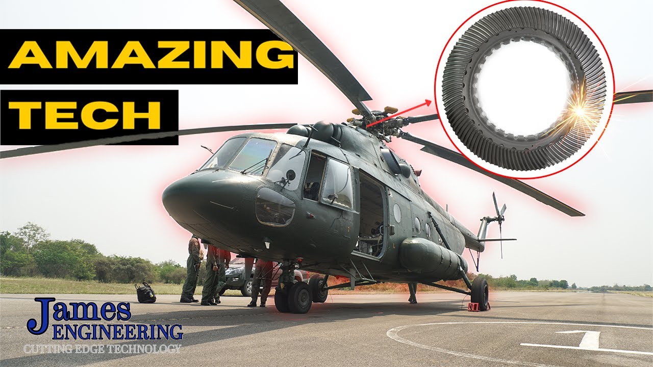 Ultimate Helicopter Machining: Bevel Gear Deburring Up-Close - YouTube